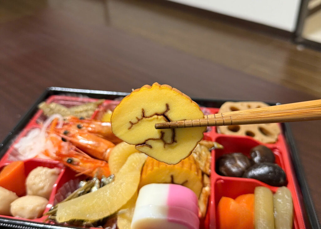 Datemaki sweet rolled omelette, a traditional Japanese New Year dish symbolizing learning