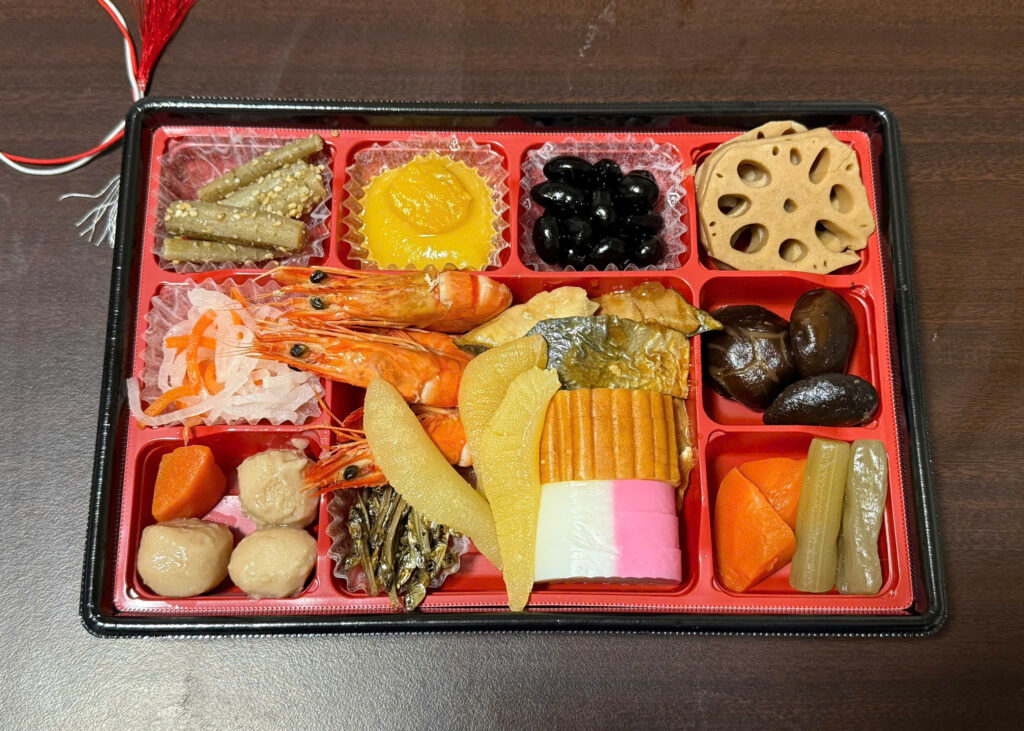 Traditional Japanese osechi food